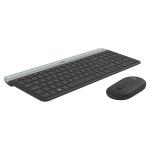 Teclado e Rato Logitech 920-009190 Preto Cinzento Francês AZERTY