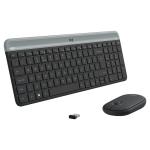 Teclado e Rato Logitech 920-009190 Preto Cinzento Francês AZERTY
