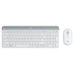 Teclado e Rato Logitech  MK470 Branco Francês AZERTY
