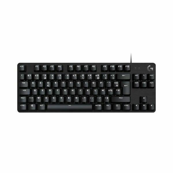 Teclado Logitech G413 TKL SE USB Preto Retroiluminação Gaming AZERTY