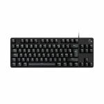 Teclado Logitech G413 TKL SE USB Preto Retroiluminação Gaming AZERTY
