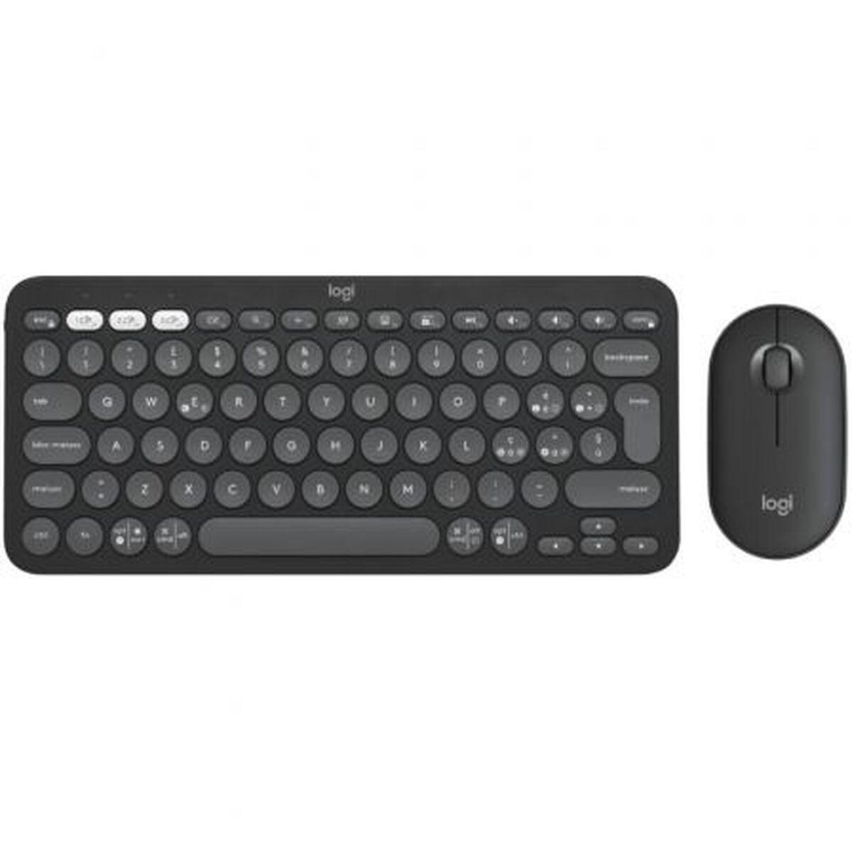 Teclado e Rato Logitech 920-012227 Preto