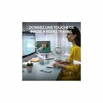 Teclado e Rato Logitech Branco Francês Azerty Francês