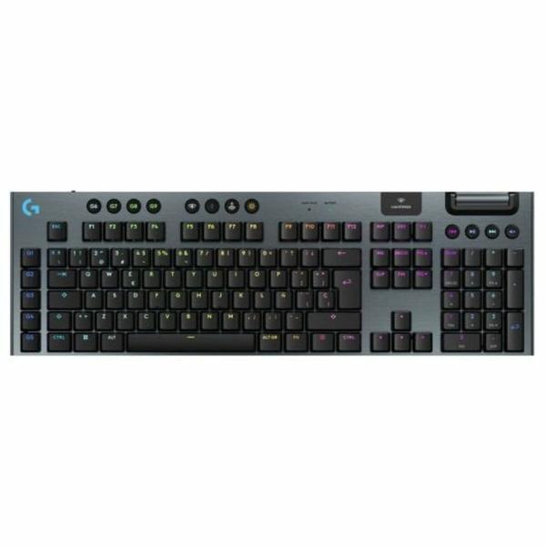 Teclado e Rato Logitech 920-012677 Preto Qwerty espanhol QWERTY