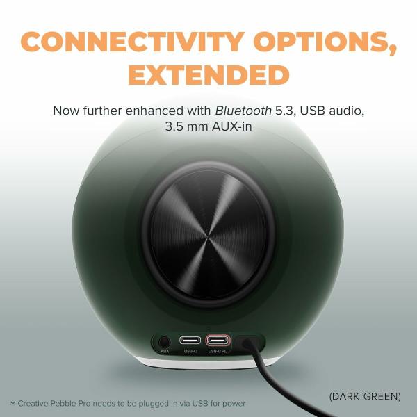 Altifalante PC Creative Technology Pebble Pro 2.0 Preto