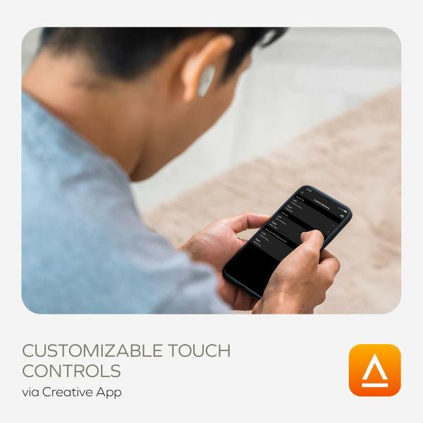 Auriculares Creative Technology 51EF1180AA000 Cinzento