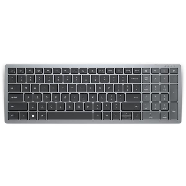 Teclado Dell KB740-GY-R-SPN Cinzento Qwerty espanhol
