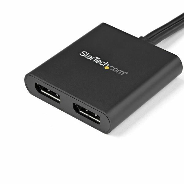 Splitter DisplayPort Startech MSTMDP122DP Preto 4K Ultra HD