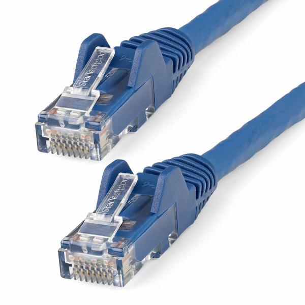 Cabo de rede rígido UTP Categoria 6 Startech N6LPATCH15MBL Azul 15 m