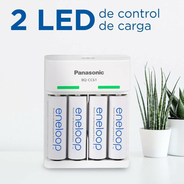 Carregador de pilhas Panasonic BQ-CC61USB