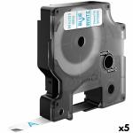 Cinta laminada para máquinas rotuladoras Dymo D1 40914 9 mm LabelManager™ Branco Azul (5 Unidades)