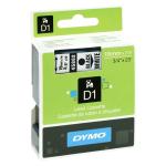 Cinta laminada para máquinas rotuladoras Dymo D1 45803 LabelManager™ Branco Preto (5 Unidades)