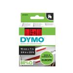 Cinta laminada para máquinas rotuladoras Dymo D1 45807 LabelManager™ Preto Vermelho (5 Unidades)