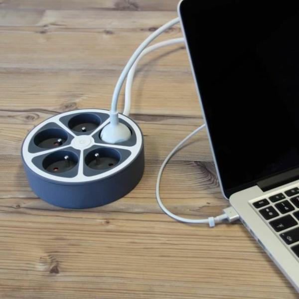 Extensão com 5 Tomadas com Interruptor Chacon   (1,5 m)