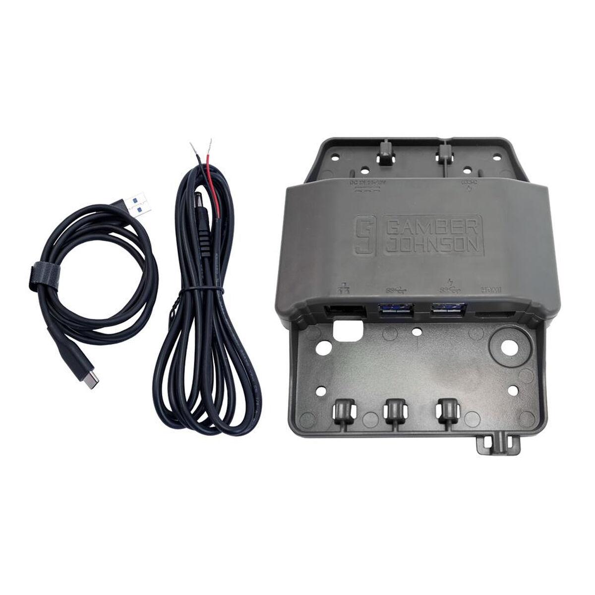 Hub USB Gamber Johnson 7160-1393-02 Preto
