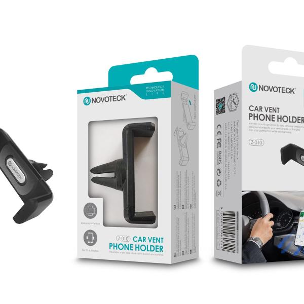 Suporte para Telemóvel de Ventilação Negro Z-010