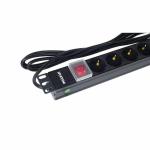 Extensão com 8 Tomadas com Interruptor Phasak BNS 1520 (3 m) (2 m)