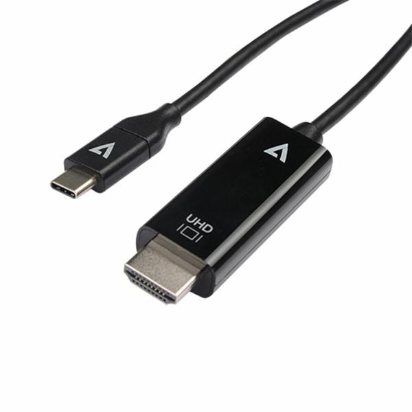 Adaptador USB-C para HDMI V7 V7UCHDMI-1M Preto 1 m