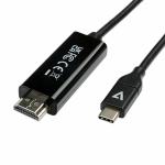 Adaptador USB-C para HDMI V7 V7UCHDMI-2M Preto