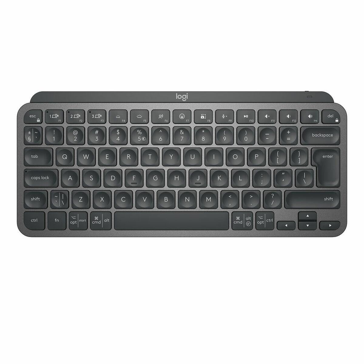 Teclado Logitech MX Keys Mini Francês Cinzento escuro AZERTY