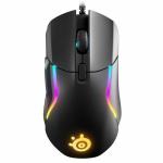 Rato SteelSeries Rival 5 Preto Gaming Com cabo Luzes LED