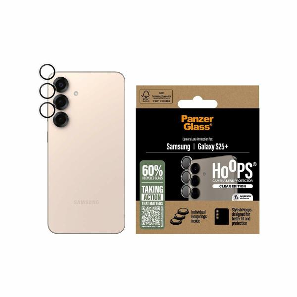 Capa para Telemóvel PanzerGlass Hoops Lens Protector Galaxy S25 Plus Transparente