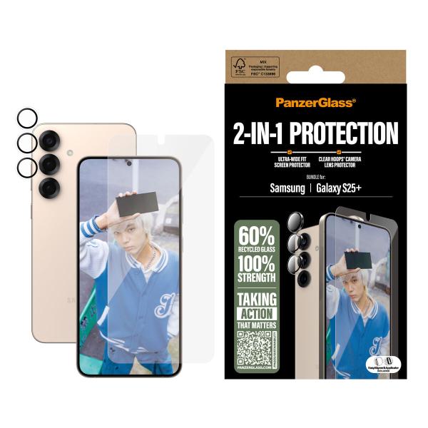 Protetor de ecrã para o telemóvel PanzerGlass Galaxy S25 Plus