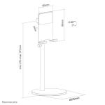 Suporte Neomounts DS10-200SL1          Prata