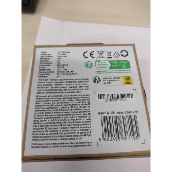 Smartwatch Forever GSM175795 Preto