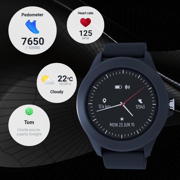 Smartwatch Forever GSM175795 Preto