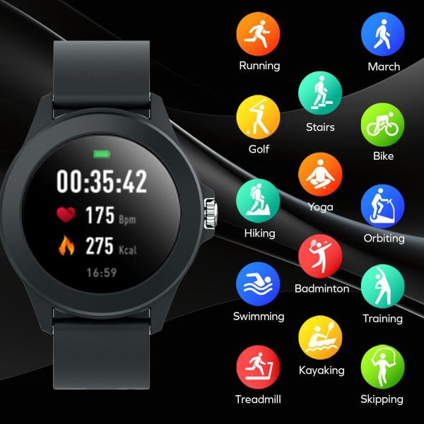 Smartwatch Forever GSM175795 Preto