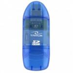 Leitor de cartões externo Titanum TA101B Azul