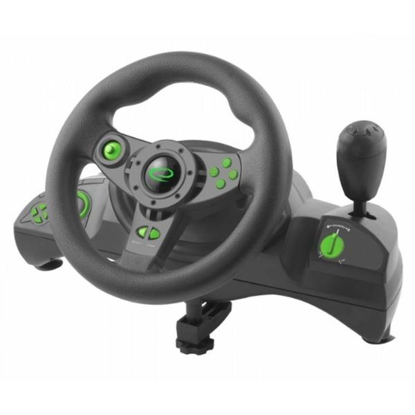 Volante de Corrida Esperanza EGW102 Pedais Verde PC PlayStation 3