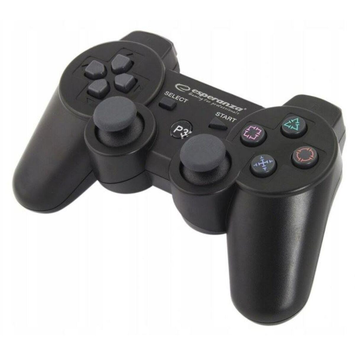 Controlo remoto sem fios para videojogos Esperanza Marine GX700 Preto Bluetooth PlayStation 3