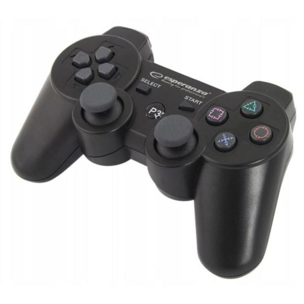 Controlo remoto sem fios para videojogos Esperanza Marine GX700 Preto Bluetooth PlayStation 3