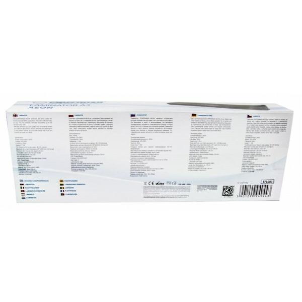 Máquina de laminação Esperanza Laminator A3 Aeon Preto