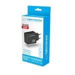 Carregador de Parede Esperanza EZC107K Preto