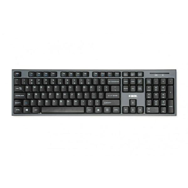 Teclado e Rato Ibox DESKTOP KIT PRO Preto Inglês QWERTY