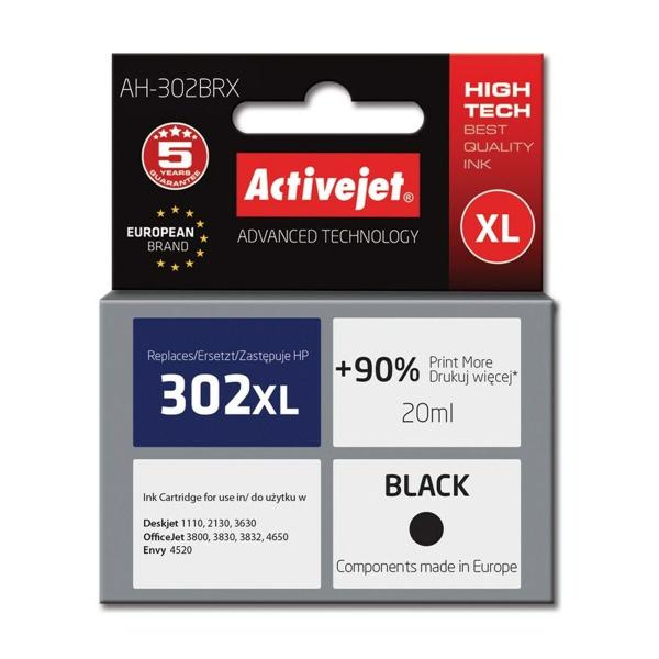 Tinteiro de Tinta Original Activejet AH-302BRX Preto