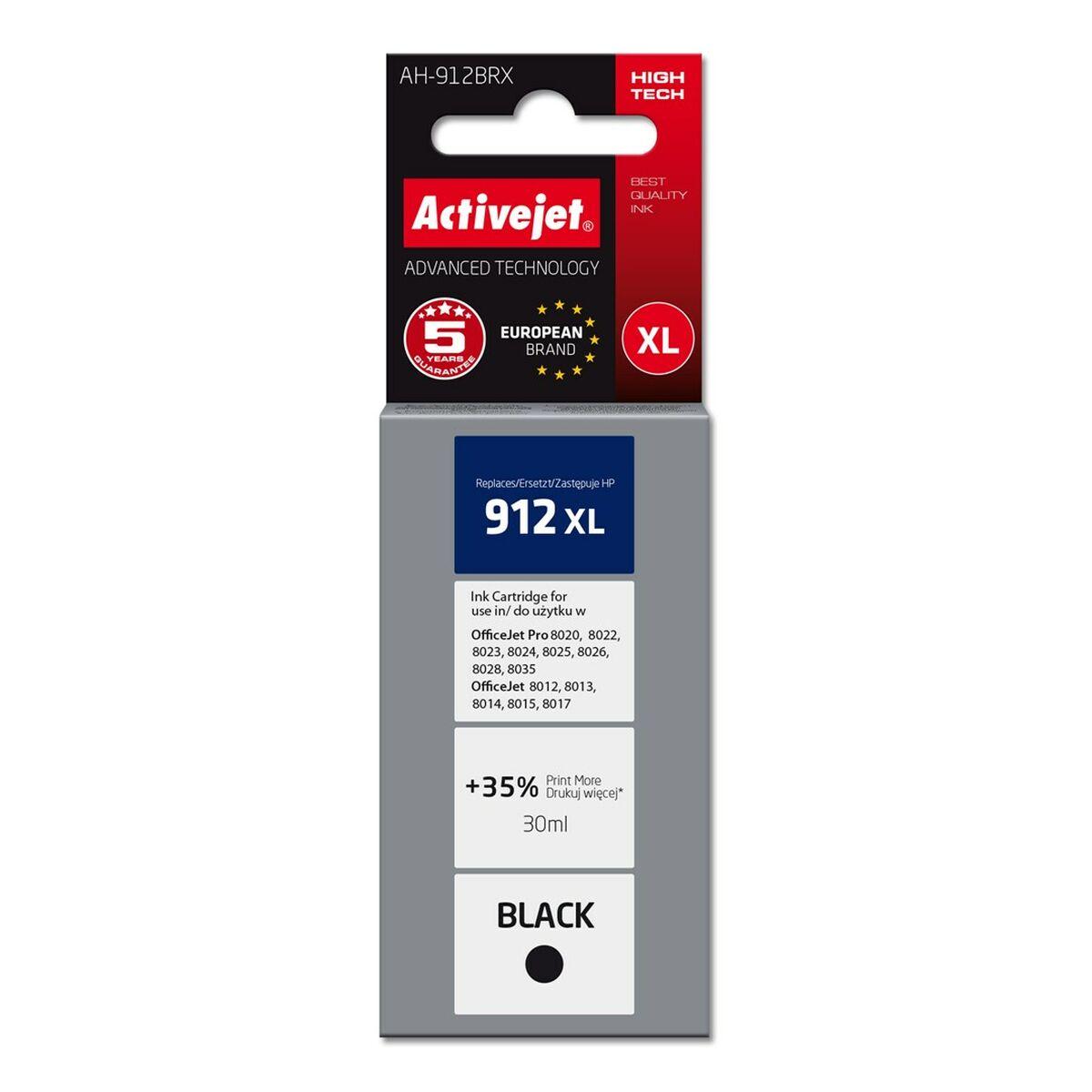 Tinteiro de Tinta Original Activejet AH-912BRX Preto