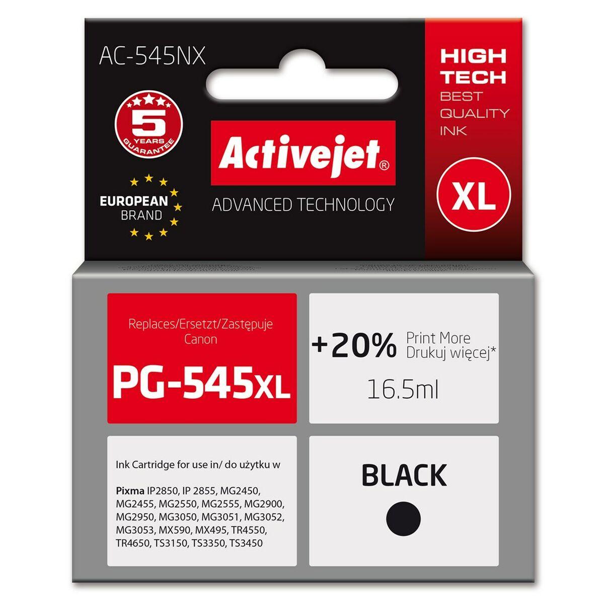 Tinteiro de Tinta Original Activejet AC-545NX Preto