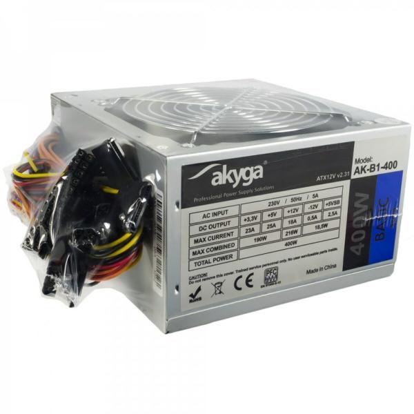 Fonte de Alimentação Akyga AK-B1-400 400 W ATX RoHS