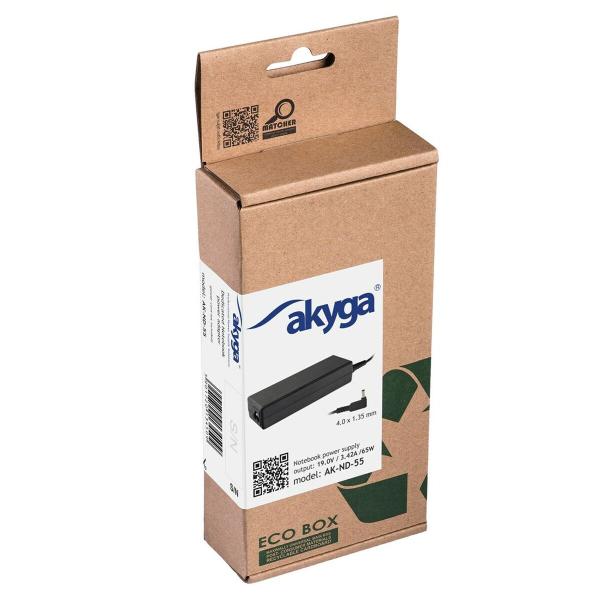 Carregador para Portátil Akyga AK-ND-55 65 W