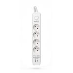 Extensão com 4 tomadas com interruptor Kerg M02592 (1,5 m)