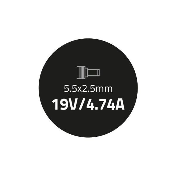 Carregador para Portátil Qoltec 50071 90 W