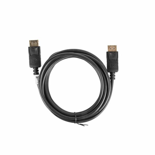 Cabo DisplayPort Lanberg CA-DPDP-10CC-0030-BK Preto 3 m