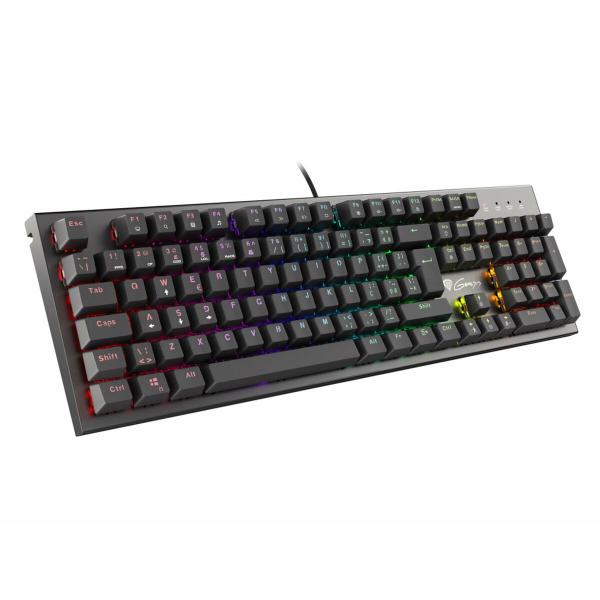 Teclado Gaming Genesis NKG-1818 Preto Qwerty espanhol Qwerty português