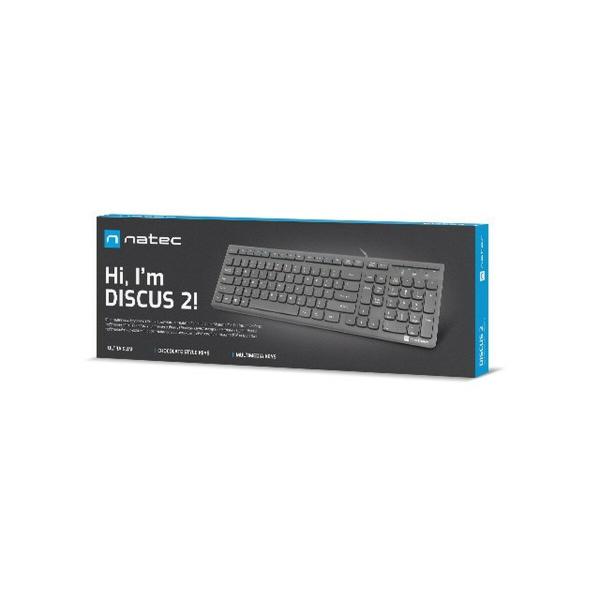 Teclado Natec NKL-1829 Verde Inglês EEUU QWERTY