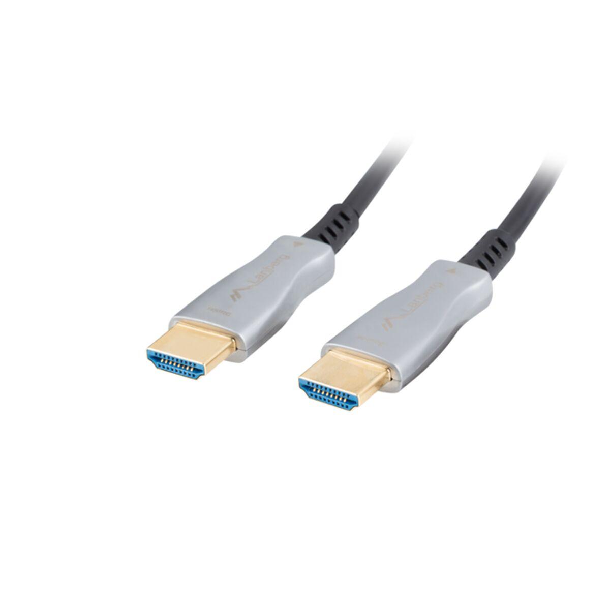 Cabo HDMI Lanberg CA-HDMI-20FB-0100-BK Preto 10 m