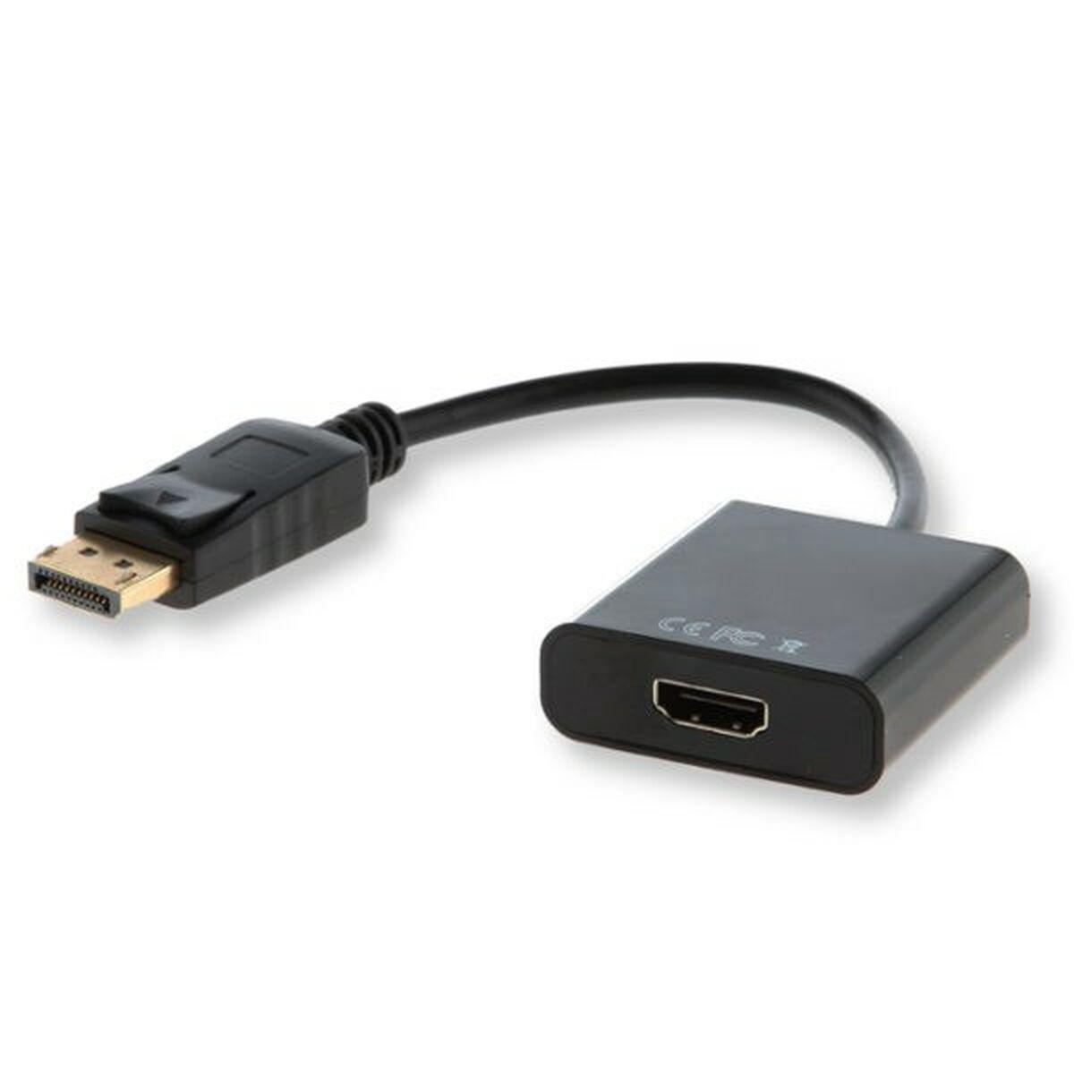 Adaptador DisplayPort para HDMI Savio CL-55 Preto 20 cm